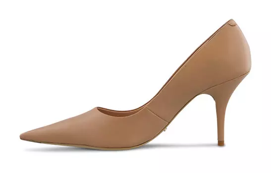 Туфли на высоком каблуке женские с низким верхом телесного цвета Tony Bianco