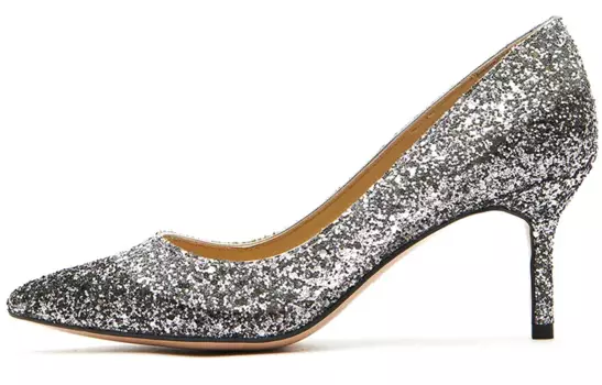 Туфли на высоком каблуке женские серебряный с градиентом Blocco5