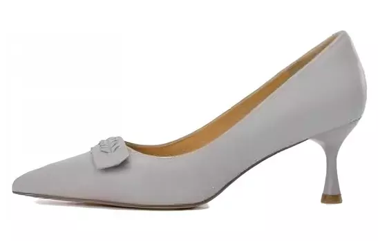 Туфли на высоком каблуке женские синий Aokang