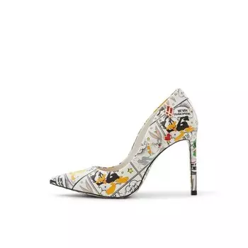 Туфли на высоком каблуке женские желтые Aldo