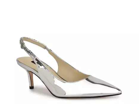 Туфли Nannae Pump Nine West, серебряный/металлик