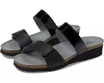 Туфли Naot Althea, цвет Soft Black Leather/Black Luster Leather