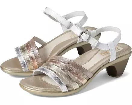 Туфли Naot Current, цвет Silver Leather/Gold/White Leather Combination