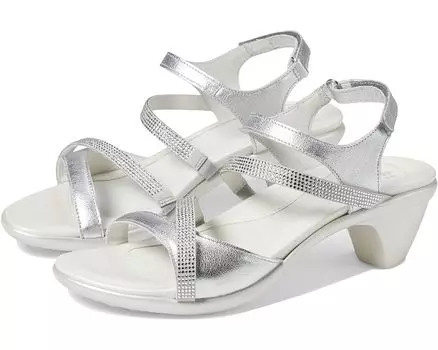Туфли Naot Innovate, цвет Soft Silver Leather/Clear Rhinestones