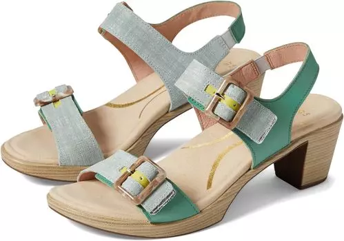 Туфли Naot Mode, цвет Jade/Teal/Lime/Soft Silver Leather Combination