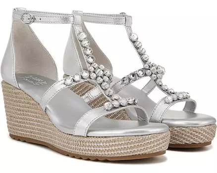 Туфли Naturalizer Serena Ankle Straps, цвет Silver Leather