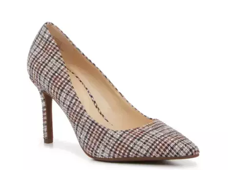 Туфли Nettles Pump Jessica Simpson, цвет ivory_cranberry_blackplaidprint