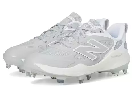 Туфли New Balance Fresh Foam Velov4 Molded Softball Cleats, цвет Raincloud/White