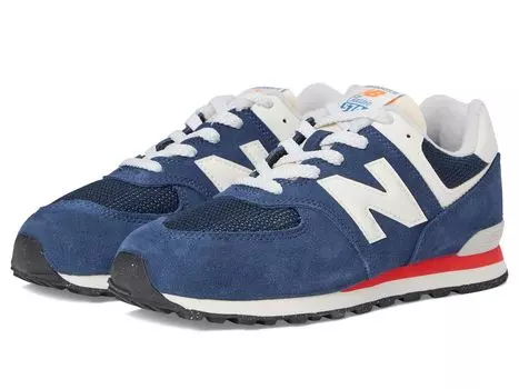 Туфли New Balance Kids 574v1, цвет Nb Navy/Blast Red