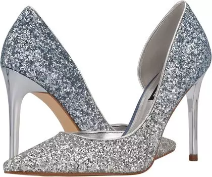 Туфли Nine West Folowe P3, цвет Light Blue/Silver Glitter