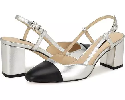 Туфли Nine West Unda, цвет Silver/Black