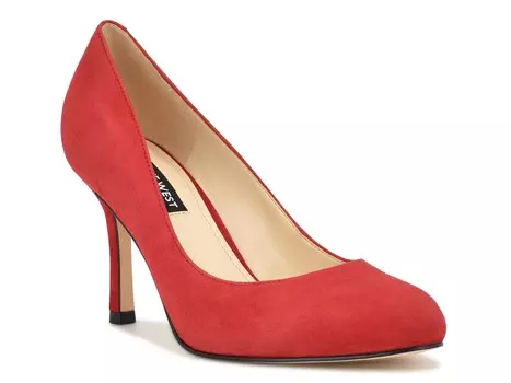 Туфли Nine West замшевые, красный