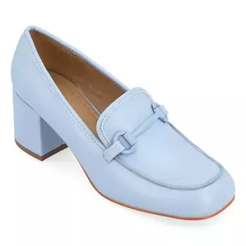 Туфли Nysaa на блочном каблуке Journee, синий