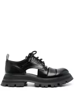 Туфли оксфорды Alexander McQueen, черный