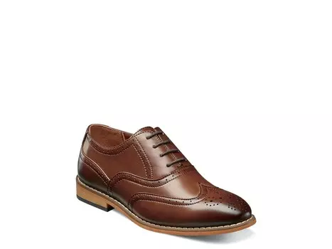 Туфли-оксфорды детские Stacy Adams Dunbar Wingtip, коричневый