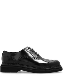Туфли-оксфорды Dolce & Gabbana на шнуровке, черный