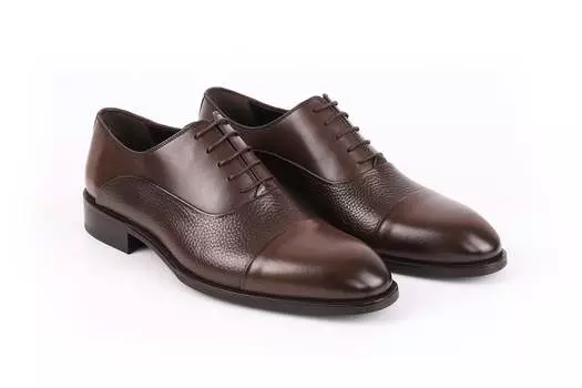Туфли-оксфорды Malone Cap Toe Vella Pais, коричневый