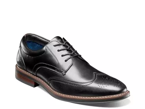 Туфли-оксфорды Nunn Bush Centro Flex Wingtip, черный