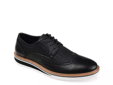Туфли-оксфорды Vance Co. Warrick Wingtip, черный