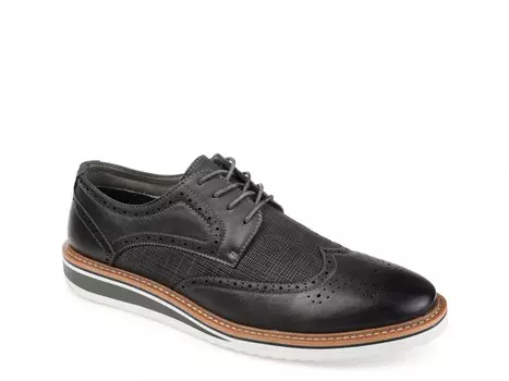 Туфли-оксфорды Vance Co. Warrick Wingtip, серый