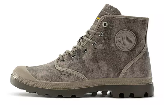 Туфли Pampa Canvas унисекс с высоким берцем Lunar Rock Grey Palladium