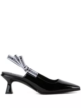 Туфли panache ribbon 75 с ремешком на пятке Karl Lagerfeld, черный