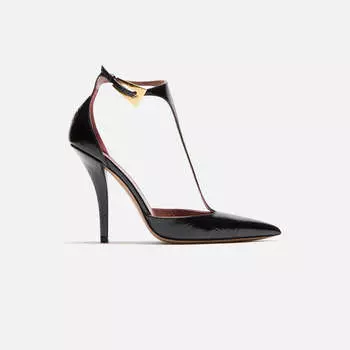 Туфли Paris Texas Jessica T-Strap Pump 105, черный