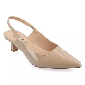 Туфли Paulina с широким задником Journee, коричневый