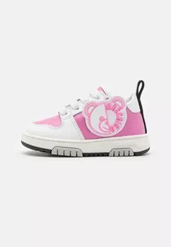 Туфли Первые шаги Unisex MOSCHINO, цвет pink/white
