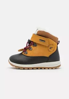 Туфли "Первые шаги" Unisex Primigi, цвет senape/nero