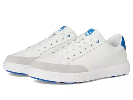 Туфли Peter Millar Drift Leather Hybrid Course Shoes, цвет White/Mako Blue