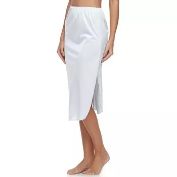 Туфли Pettislip 30 с разрезом Vanity Fair Satin Glance, цвет 11760 — женские, белый