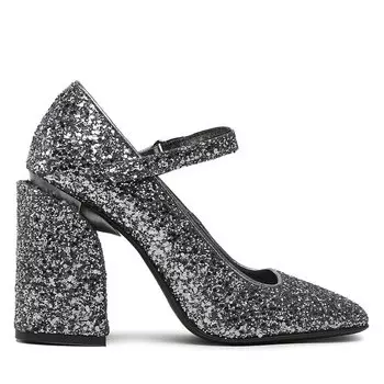 Туфли Pinko Claudie Mary Jane PE 23 BLKS1 100862 A0O4 Gun Metal ZZI, серый