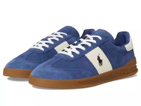 Туфли Polo Ralph Lauren Heritage Aera Suede Sneaker, цвет Light Navy/Cream