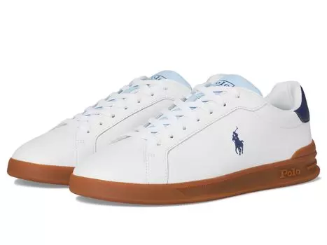 Туфли Polo Ralph Lauren Heritage Court II, цвет White/Light Blue/Navy