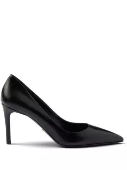Туфли Prada 85 мм из сафьяновой кожи, черный