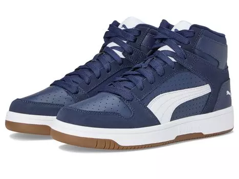 Туфли PUMA Rebound Layup Sneakers, цвет Puma Navy/Puma White