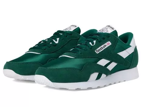 Туфли Reebok Lifestyle Classic Nylon, цвет Collegiate Green/Collegiate Green/White