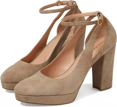 Туфли Remi Platform Ankle Strap 100 mm Cole Haan, цвет Irish Coffee Suede
