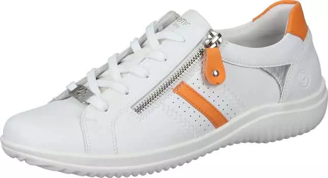 Туфли remonte, цвет weiss/carrot/silver/white