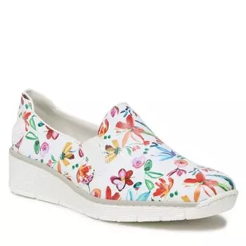 Туфли Rieker, белый цвет