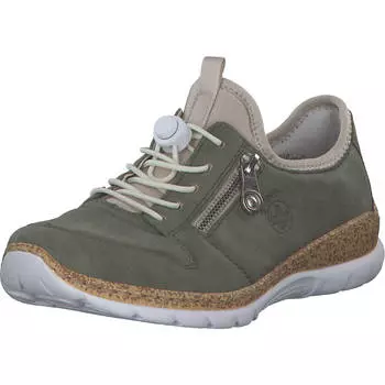 Туфли rieker, цвет schilf/perlcreme