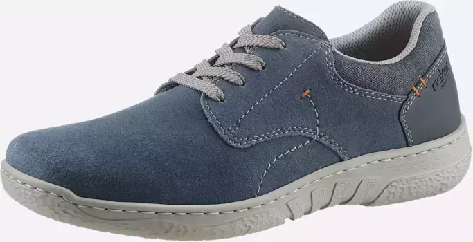 Туфли Rieker на шнуровке, джинсовый