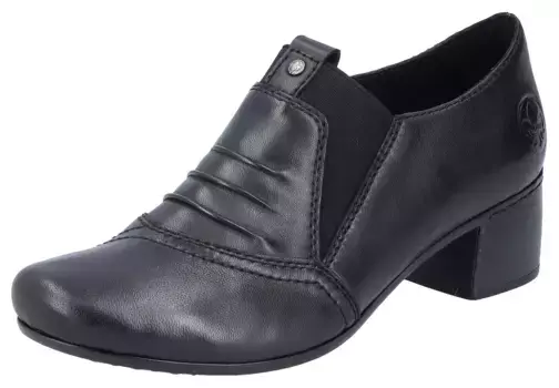 Туфли Rieker с высокой передней частью, которые можно надеть, черный