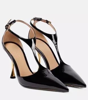 Туфли Rocket из лакированной кожи Bottega Veneta, черный