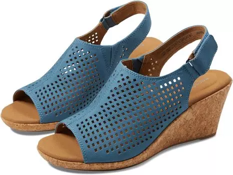 Туфли Rockport Briah Perf Sling, цвет Blue Stone Nubuck
