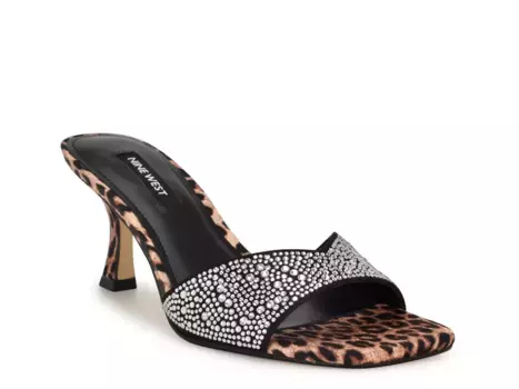 Туфли Rokke Nine West, Black/Brown Leopard Print