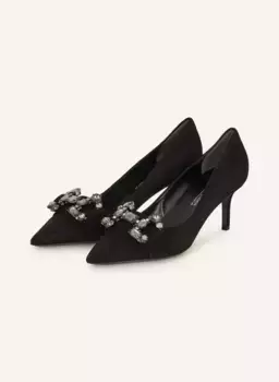 Туфли rome с драгоценными камнями Kennel & Schmenger, черный