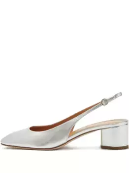 Туфли Romy 55 с ремешком на пятке Aeyde, серебяный