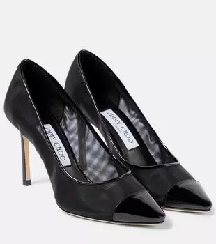 Туфли romy с декором Jimmy Choo, черный